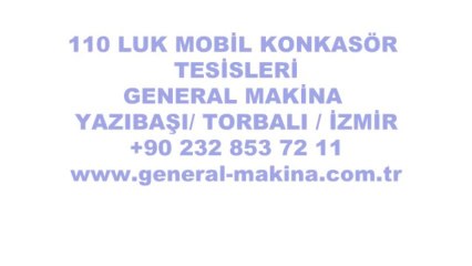 Satılık GNR110 luk Konkasör Tesisi,+902328537211