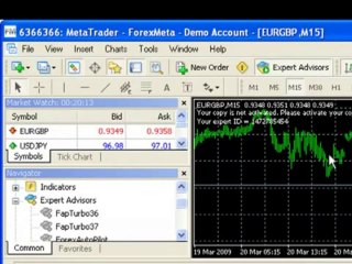 FAPTurbo Forex Robot operation