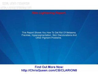 Skin Lightening Report.