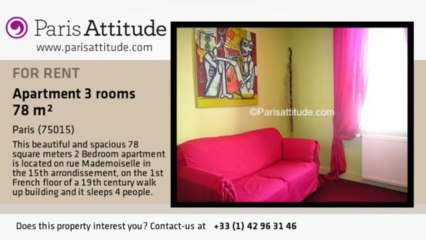 2 Bedroom Apartment for rent - Commerce, Paris - Ref. 3482