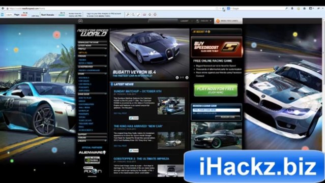Need for Speed World Boost Hack - Boost Points Generator for NFS World 2013