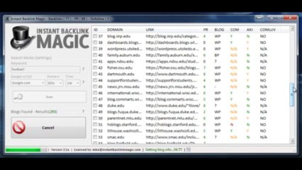 Get High PR Backlinks - Instant Backlink Magic Relevant Links