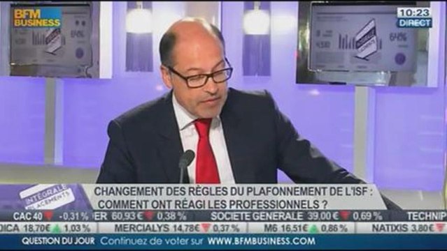 Plafonnement de l'ISF : que faut-il rectifier ? Jérôme Barré dans Intégrale Placements - 08/10