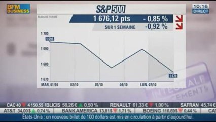 Shut down : Obama veut régler le problème et négocier, Bruno Cavalier dans Intégrale Placements - 08/10
