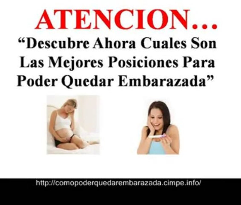 posiciones para salir embarazada, como quedar embarazada facilmente