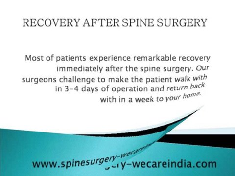 Paramount Spine Surgery in India by top Spine Surgeon at best Spine surgery Hospital in India.