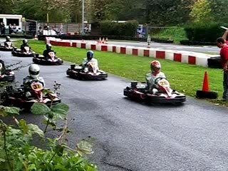 Début de la course - karting