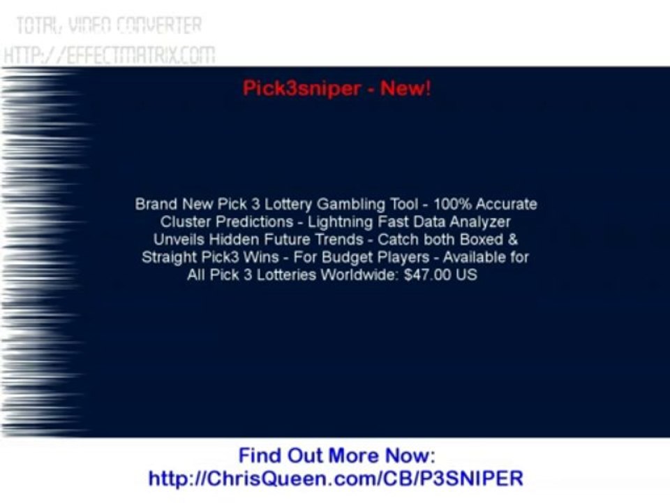 Pick3sniper - New!