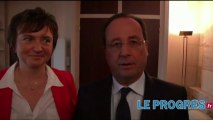 François Hollande en faveur de l'A45 entre Saint-Etienne et Lyon