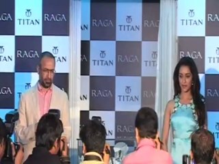 Shraddha Kapoor launches the all new Titan Range