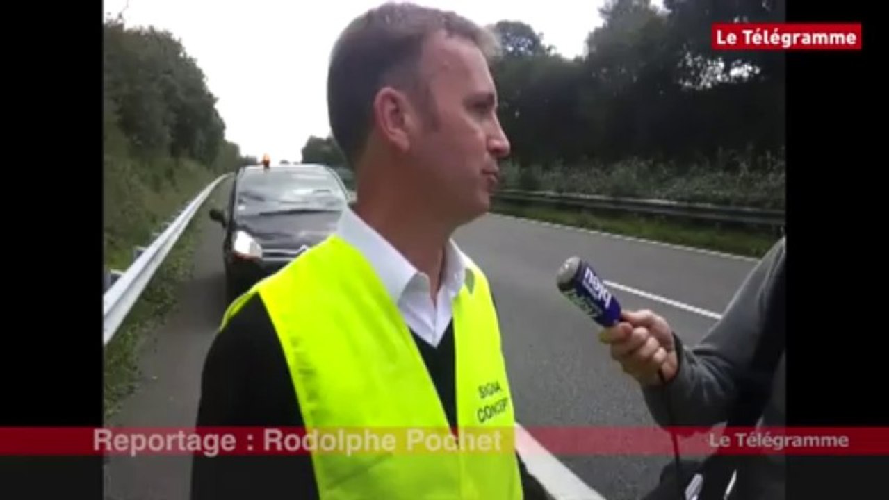 Melgven. Portique écotaxe saboté : les explications du constructeur