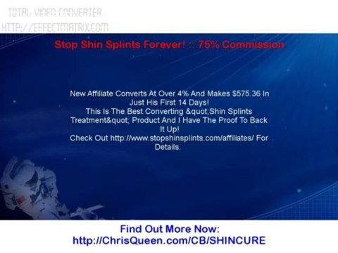 Stop Shin Splints Forever! :: 75% Commission