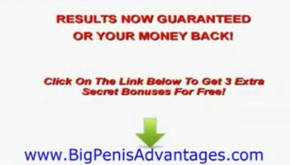 HOW TO GROW YOUR PENIS FAST