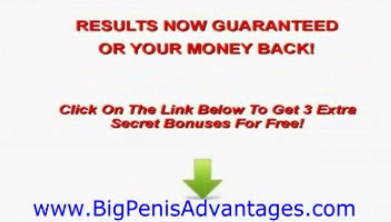 HOW TO GROW YOUR PENIS FAST