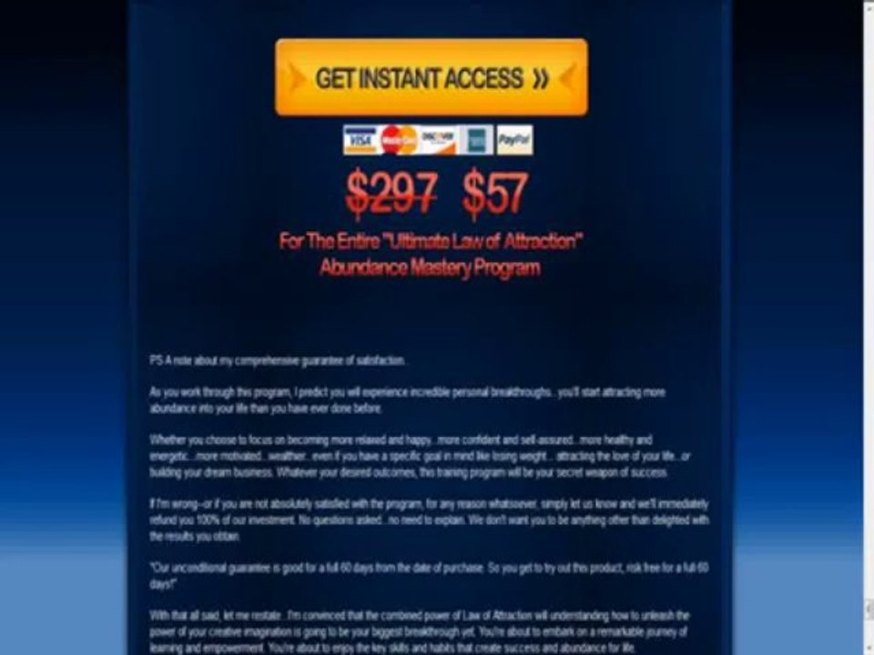 Ultimate Abundance  Law Of Attraction Breakthrough Product Download Your Ebook