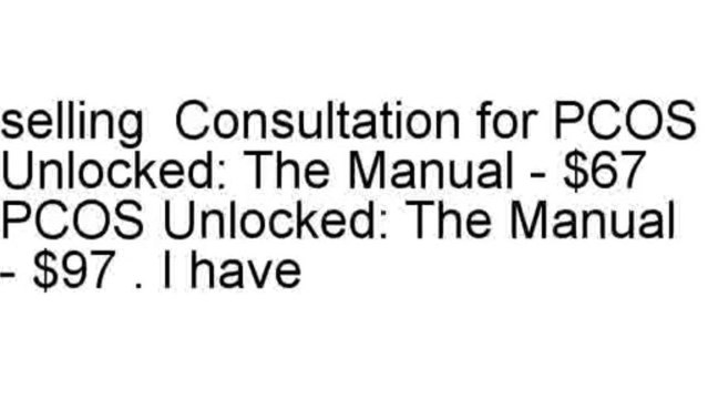 Pcos Unlocked Review