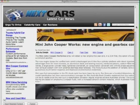 PageOne Curator Software Demo - Adding Twitter Into Blog Posts - part 5 mediaplb