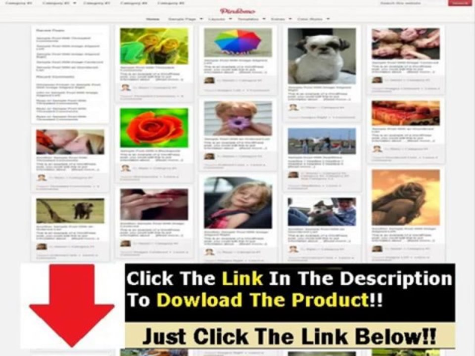 Pinsomo Responsive Wp Theme  + Pinsomo Wordpress