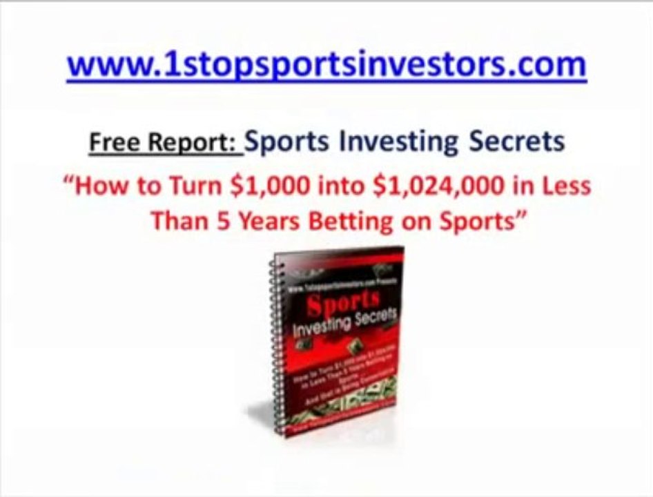 Sports Betting Professor How to Really Make Money