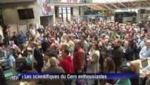 Nobel de physique: les scientifiques du Cern enthousiastes
