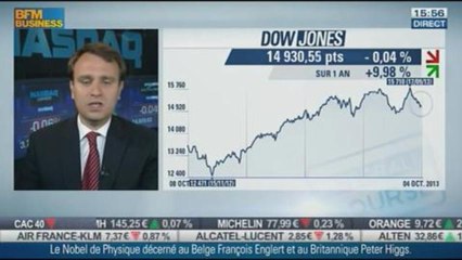 Impasse budgétaire aux USA, dans l'attente d'un compromis : Sébastien Galy, dans Intégrale Bourse - 08/10