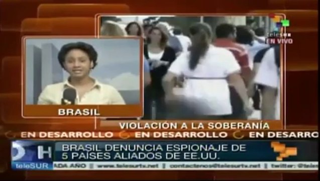 Brasil denuncia espionaje de 5 países aliados de EE.UU.