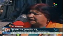 Colombia: Recolectores de basura denuncian falta de acceso a programas