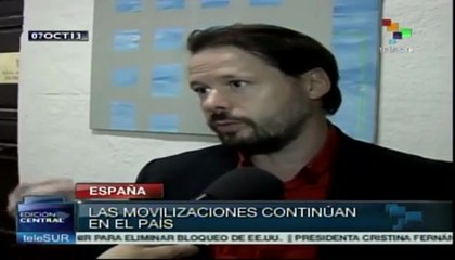 España: izquierda plantea necesidad de procesos constituyentes