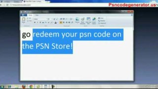 [FREE] PSN Code Generator 2013 [Updated - Working] free download