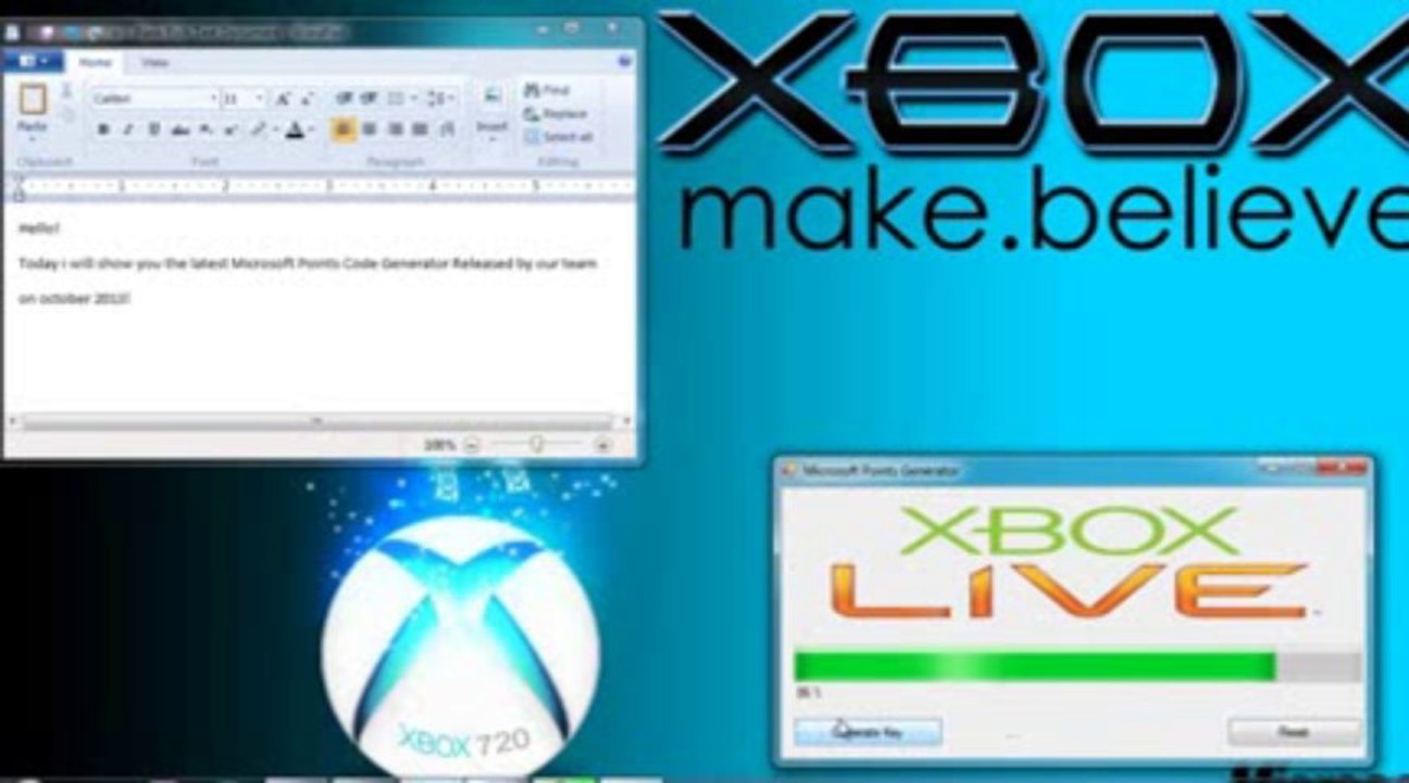 Microsoft Points Code Generator (Octobre - Novembre 2013)