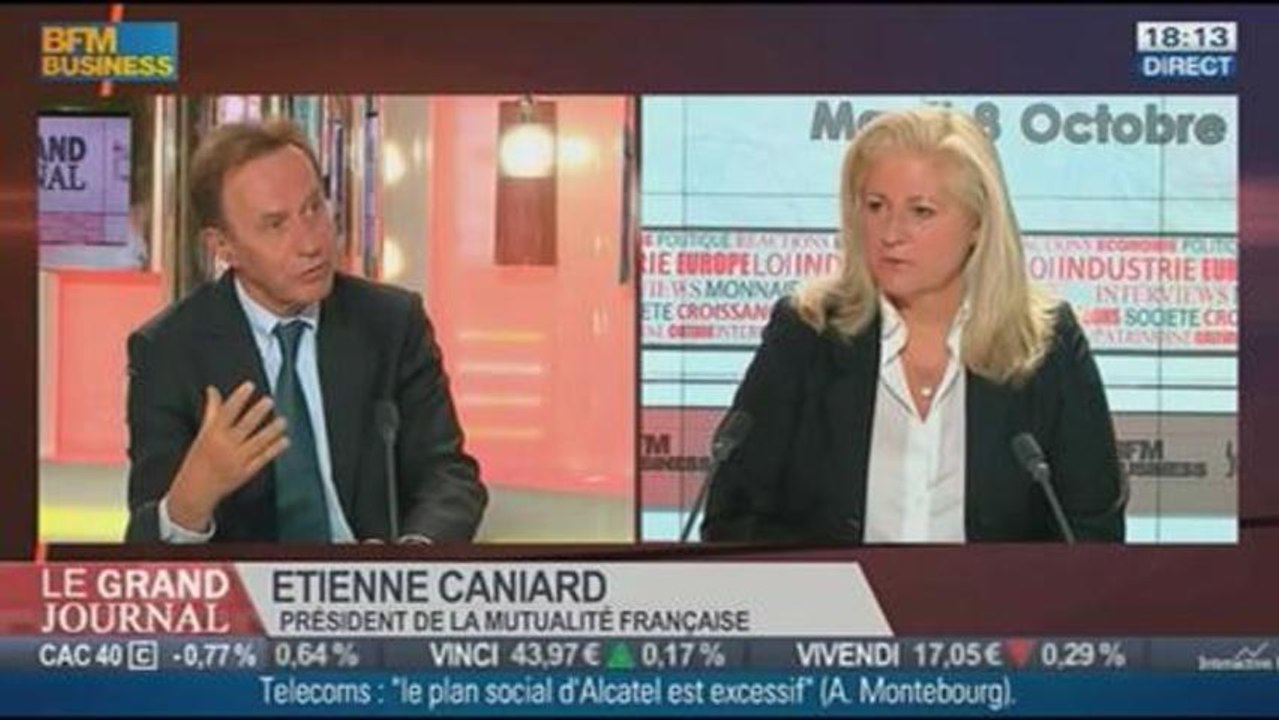 Etienne Caniard, président de la mutualité française, dans Le Grand Journal - 08/10 1/4
