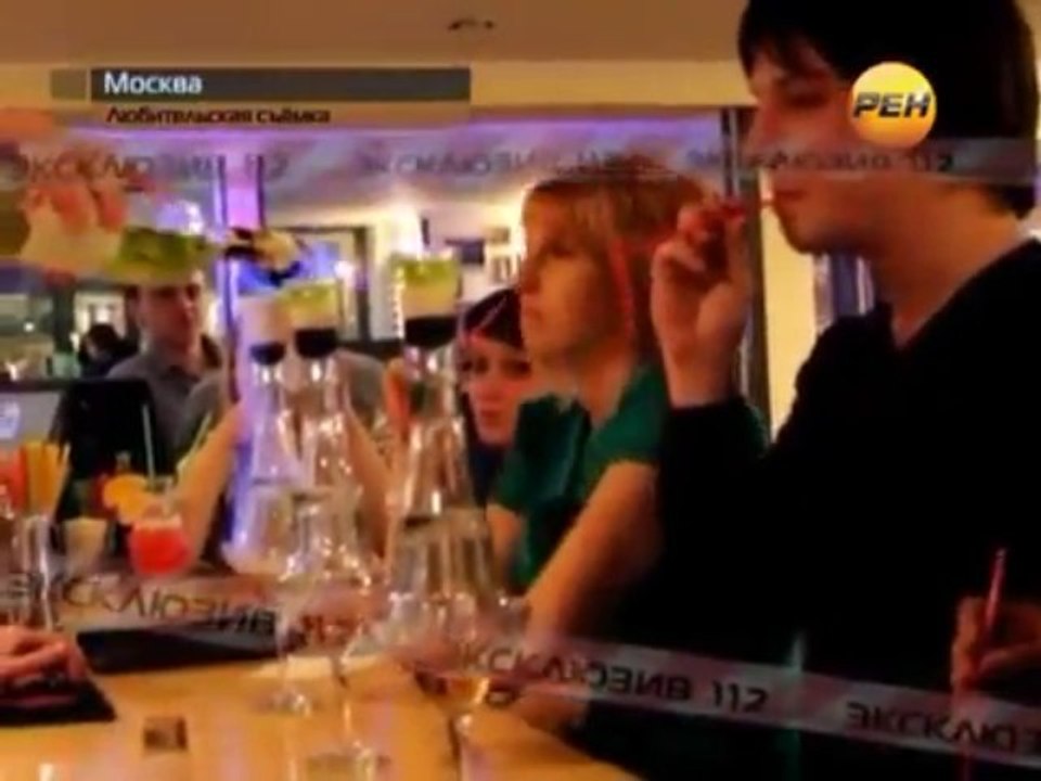 Sa tête prend feu à cause d'un alcool flambé