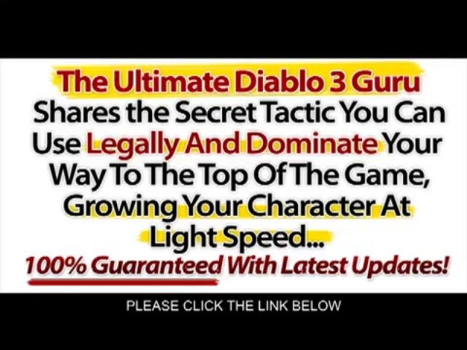 DIABLO 3 Gold Secrets Revealed! - Check This Now