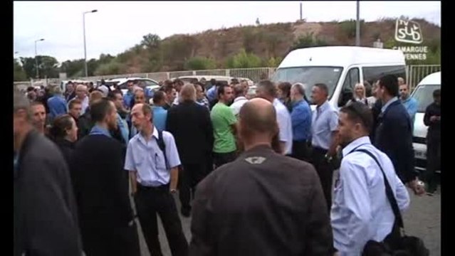 Tango : Les salariés bloquent le dépôt de bus (Nîmes)