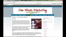 Official One Week Marketing Training Center from PotPieGirl | One Week Marketing