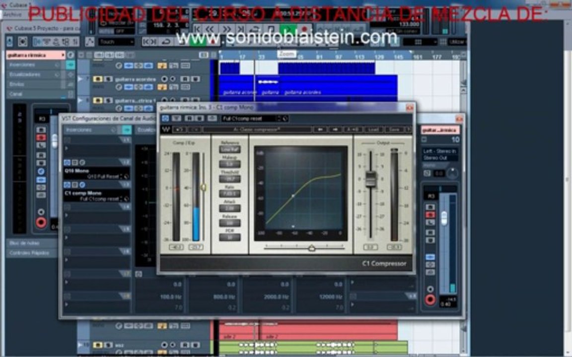Curso tutorial online de mezcla de audio digital