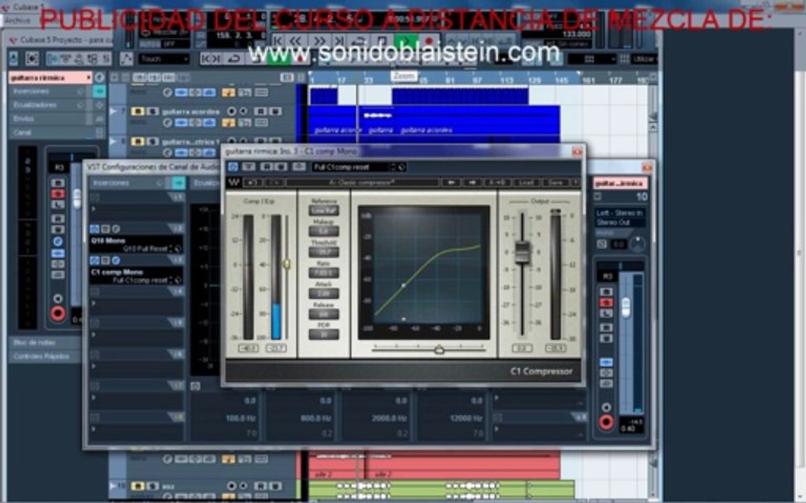 Clases y cursos online con tutoriales de Mezcla de audio digital