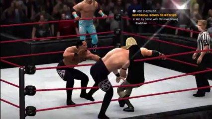 Xbox 360 - WWE 13 - Off Script - Match 7 - Acolytes vs Edge & Christian