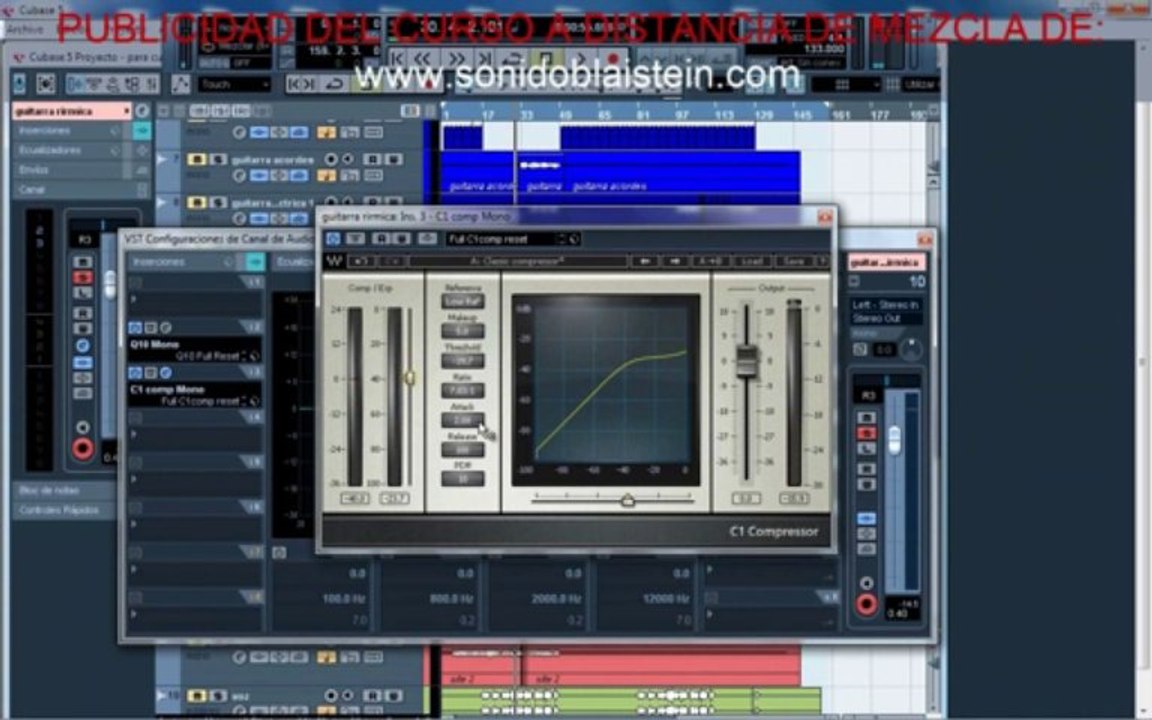 Cursos a distancia sobre tecnicas en la mezcla de audio