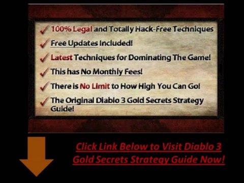 Diablo 3 Gold Secrets - How Tony Sanders changed my life!