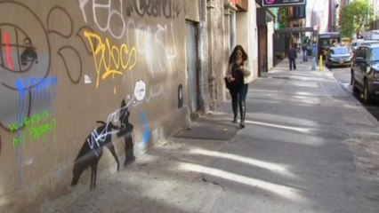 Banksy goes rogue in NYC