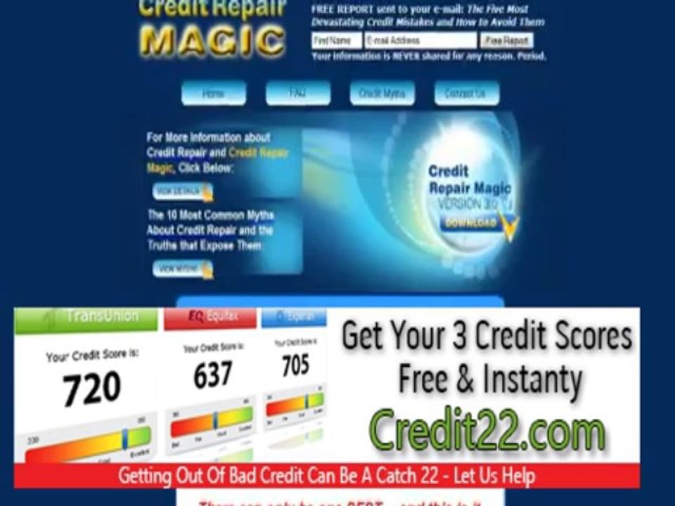 Credit Repair Report - How To Improve Your Credit Score - Free Credit Score Insider