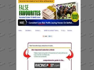 False Favorites High Quality Horse Racing System Proven To Win™ Official Review + BONUS
