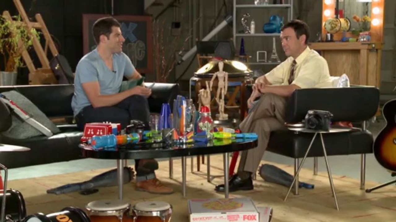 Max Greenfield & Joe Lo Truglio _ FOX Lounge _ FOX BROADCASTING