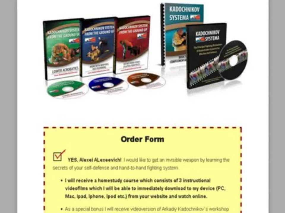 Kadochnikov Systema From The Ground Up Reviews Free