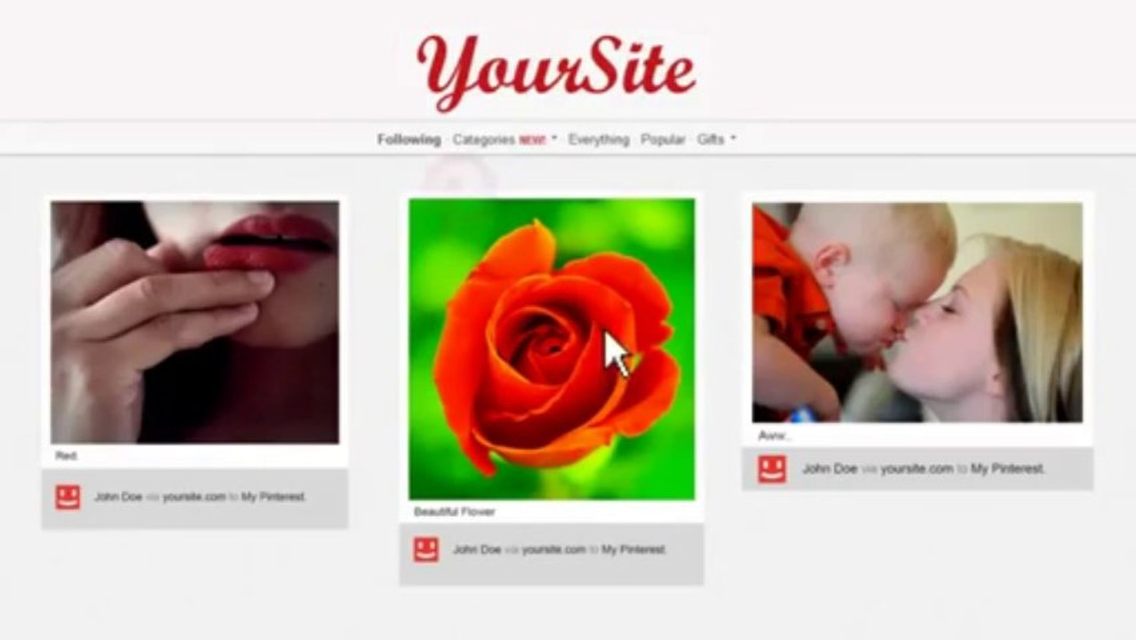 PinSomo - 1st Pinterest WordPress Theme!