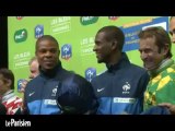 Football : les Bleus en mode détente à l'hippodrome de Vincennes