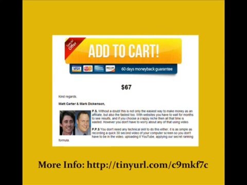 Video Commission Formula - Easy and fast way to Make Money with Youtube Videos