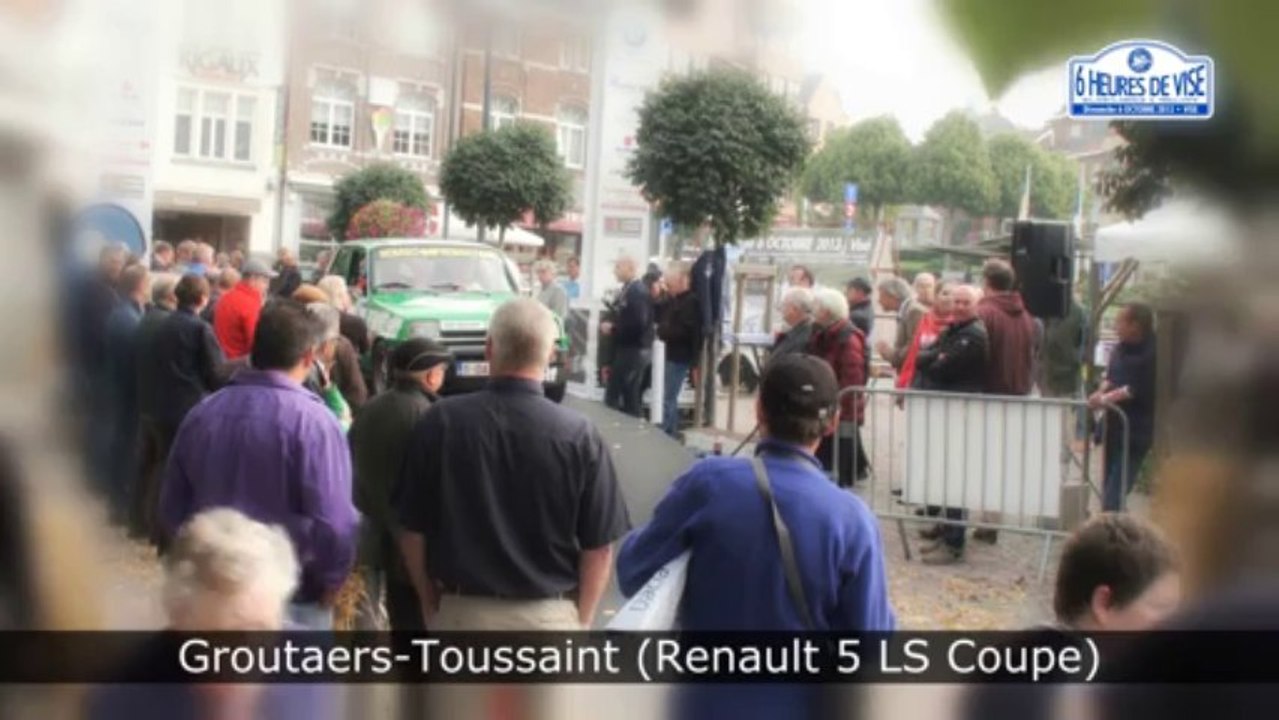 Podium de départ 6 Heures de Visé 2013