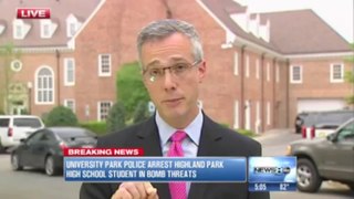 Teen arrested in Highland Park High School bomb threats